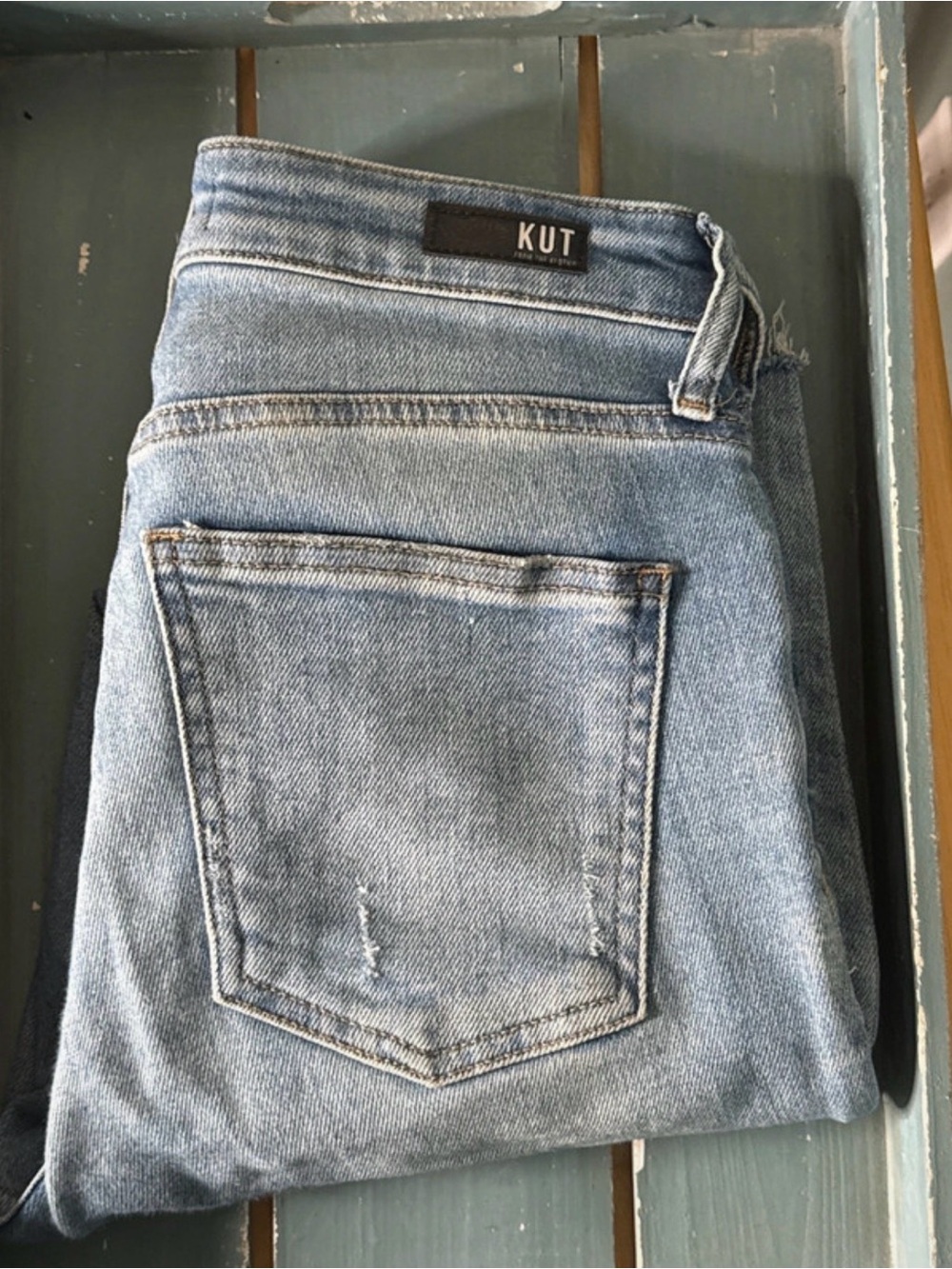 Kut from the Kloth Classic Light Wash High-Rise Jeans